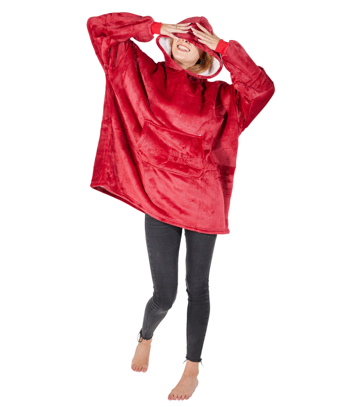 Coperta felpa rossa