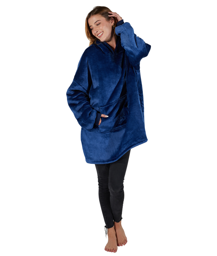 Coperta felpa blu