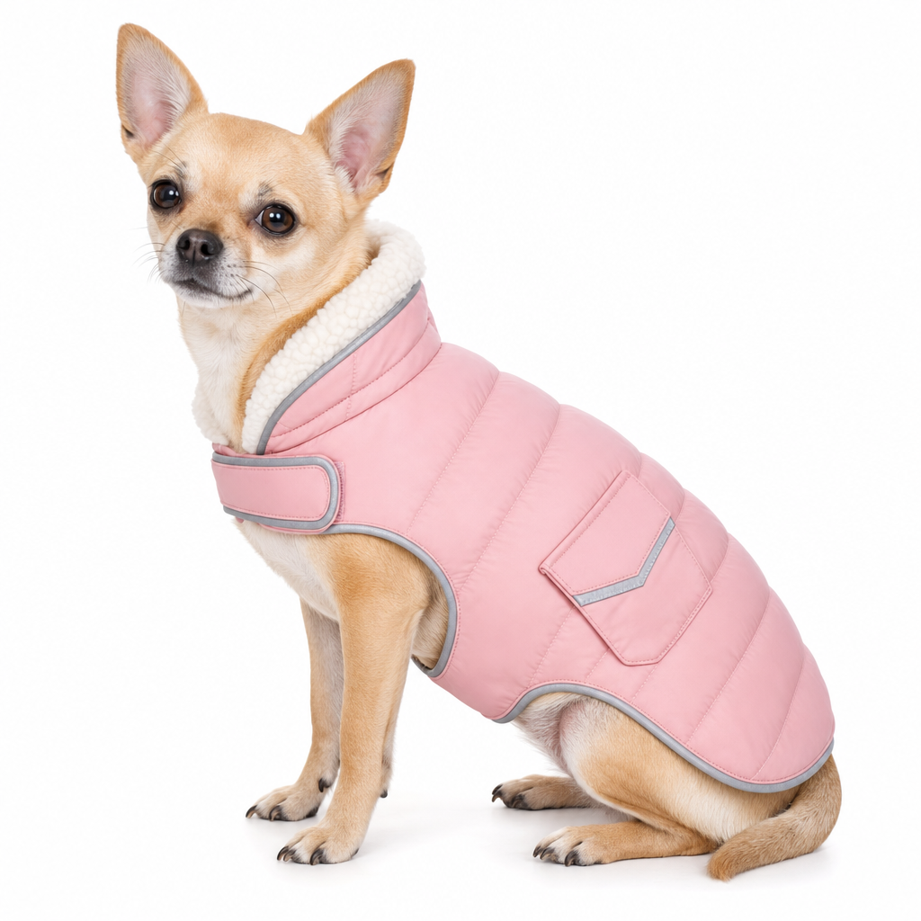 Chihuahua winter coat Pink