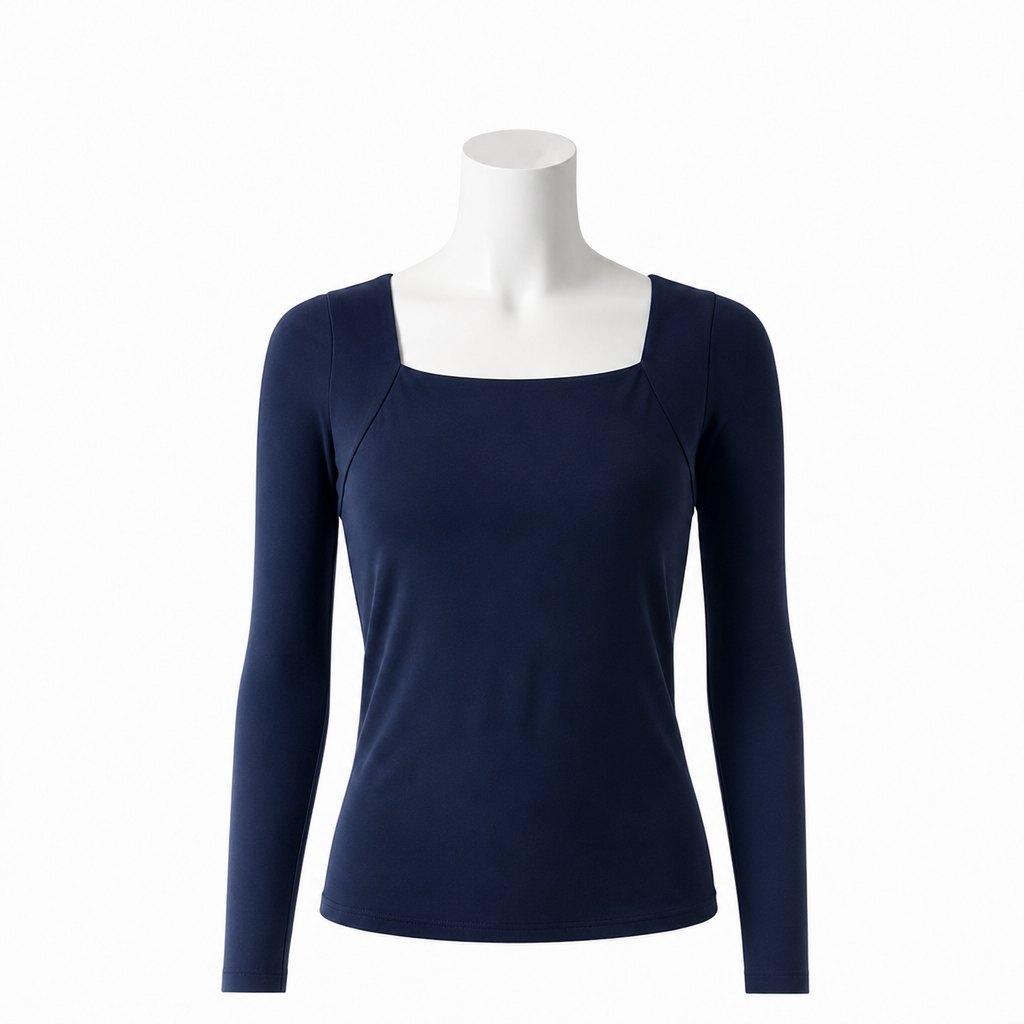 Sculpt Long-Sleeve Navy