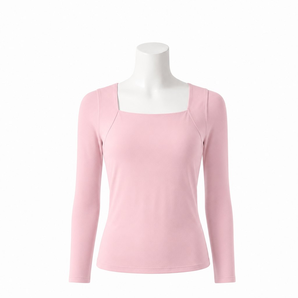 Sculpt Long-Sleeve Pink