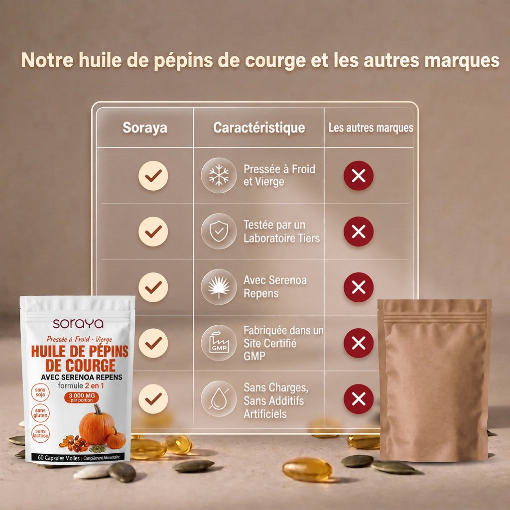 Huile de Pépins de Courge Soraya