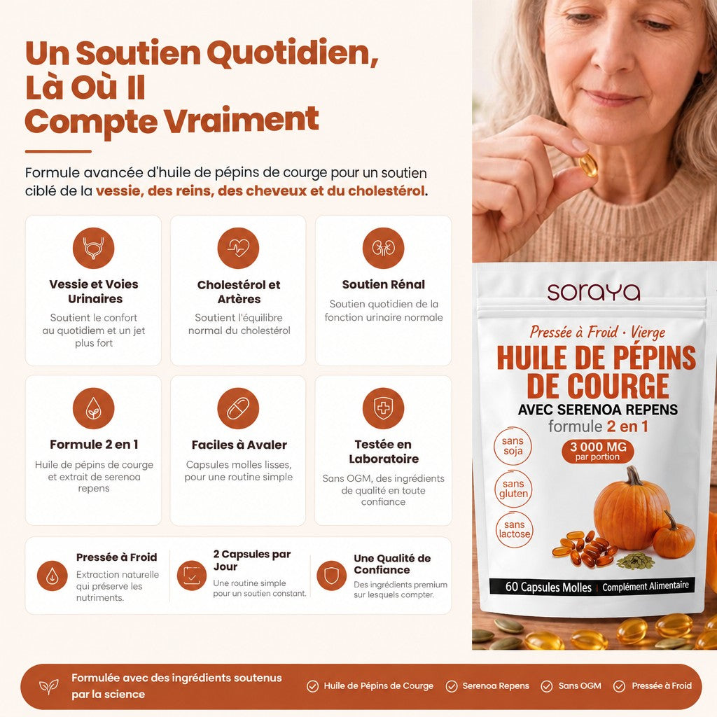 Huile de Pépins de Courge Soraya
